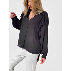 Blouse noire oversize