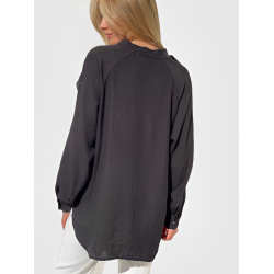 Blouse noire oversize