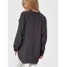 Blouse noire oversize