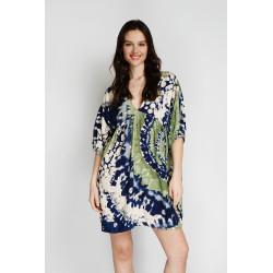 ROBE COURTE TIE AND DYE