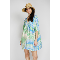 ROBE COURTE TIE AND DYE